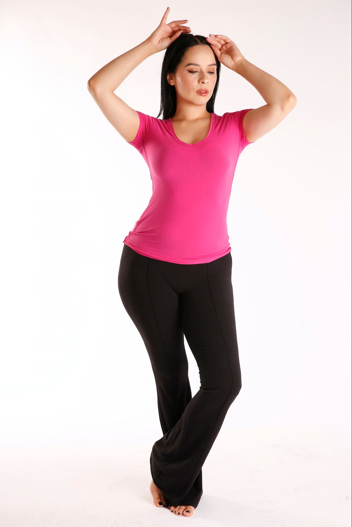 Lotus Flare (pintuck) - Black