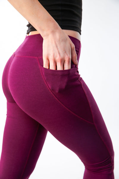 Green Apple Active Clare Utility Flare - Burgundy Clare Utility Flare - Burgundy