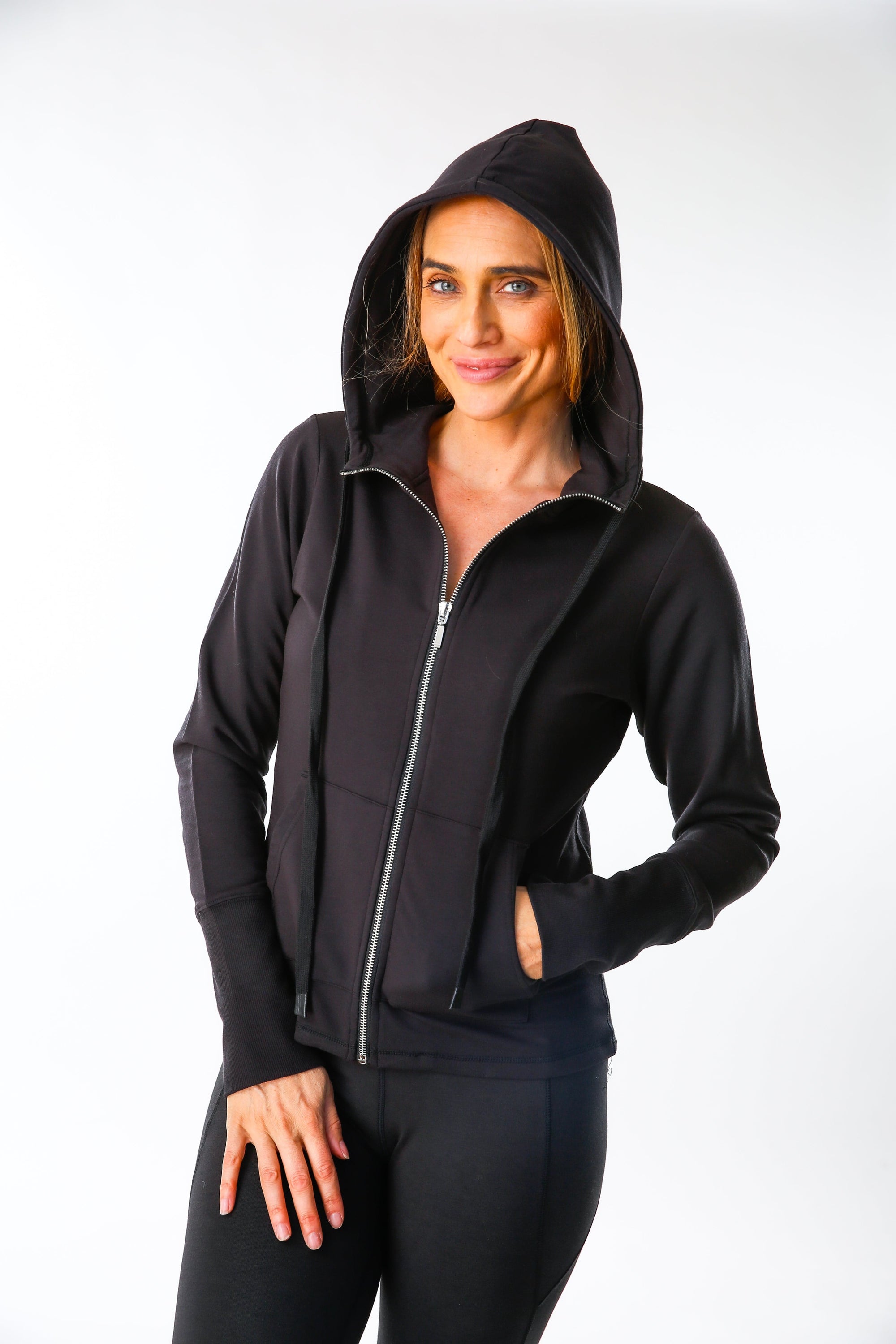 Green Apple Active New Kat Jacket - Jet Black Black Dove / Small New Kat Jacket - Jet Black