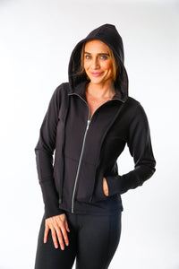 Green Apple Active New Kat Jacket - Jet Black Black Dove / Small New Kat Jacket - Jet Black